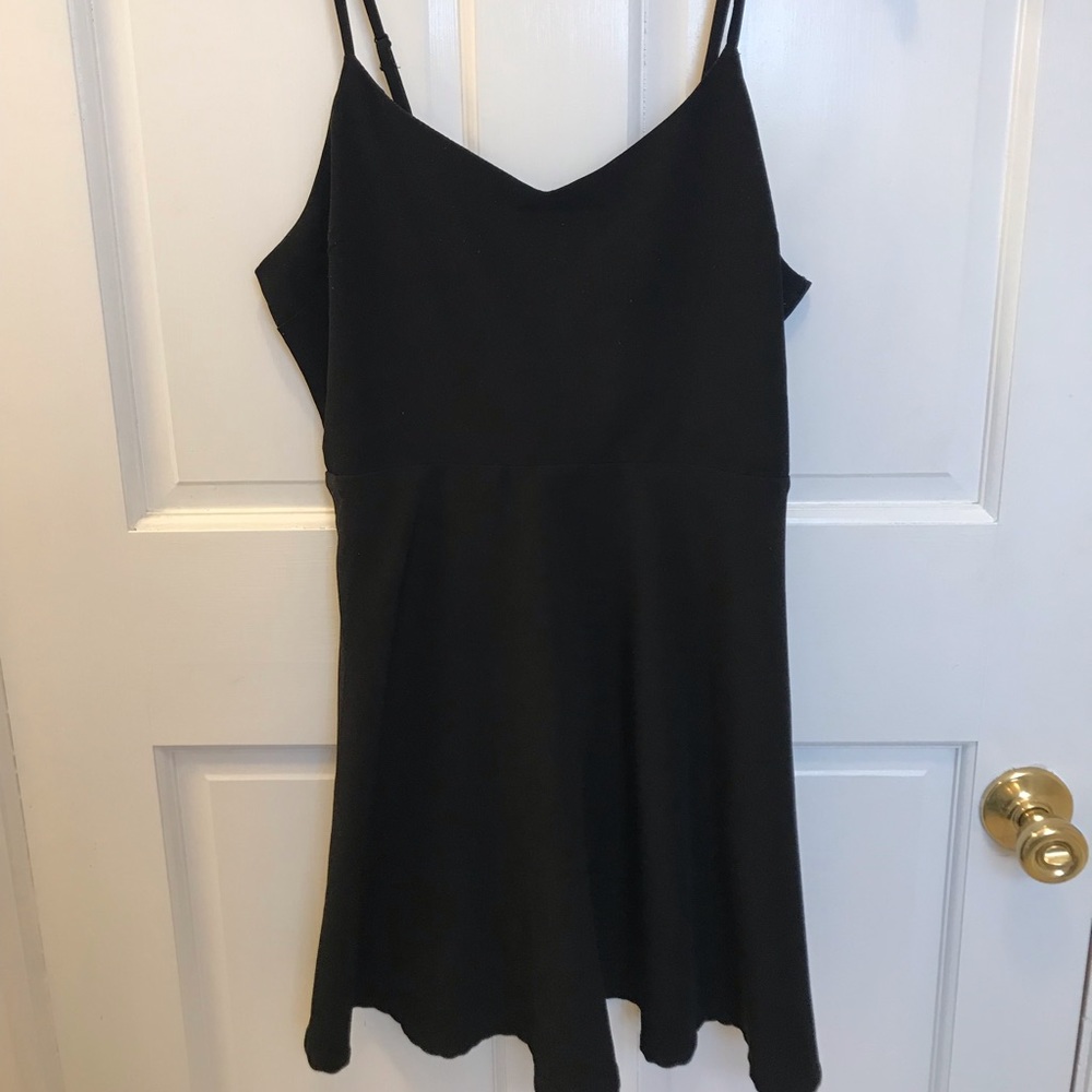 Black skater dress
